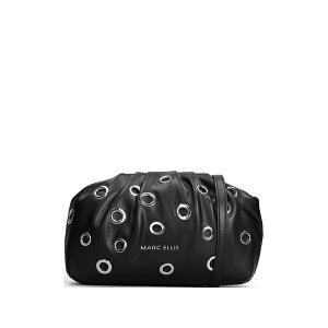 �}�[�N�G���X ���f�B�[�X �V�����_�[�o�b�O �o�b�O Daphne studs eyelet-embellished shoulder bag Black