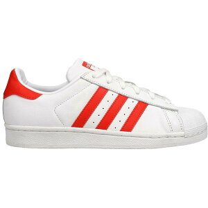 adidas AfB_X fB[X Xj[J[ yadidas Superstar Active Red (Women's)z TCY US_7.5(24.5cm) Cloud White/Active Red/Core Black