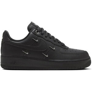 Nike iCL fB[X Xj[J[ yNike Air Force 1 Low '07 LX Black Silver Mini Swoosh (Women's)z TCY US_7.5(24.5cm) Black/Metallic Silver