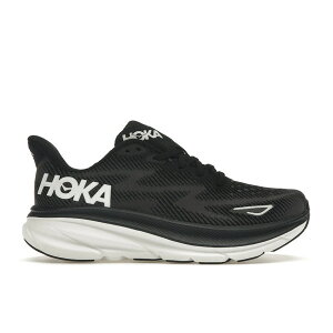Hoka One One �z�J�I�l�I�l ���f�B�[�X �X�j�[�J�[ �yHoka One One Clifton 9 Black White (Women's)�z �T�C�Y US_5(22.0cm) Black/White