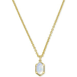 �P���h���X�R�b�g ���f�B�[�X �l�b�N���X�E�`���[�J�[�E�y���_���g�g�b�v �A�N�Z�T���[ 14k Gold-Plated Hallie Short 18" Pendant Necklace Gold Opalite Illusion