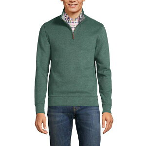 �����Y�G���h �����Y �j�b�g&�Z�[�^�[ �A�E�^�[ Big & Tall Bedford Rib Quarter Zip Sweater Deep woodland green heather