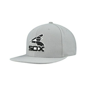 �~�b�`�F��&�l�X �����Y �X�q �A�N�Z�T���[ Men's Gray Chicago White Sox Cooperstown Collection Basic Flip Snapback Hat Gray