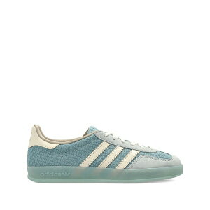 �A�f�B�_�X �����Y �X�j�[�J�[ �V���[�Y Gazelle indoor three-stripe sneakers Blue