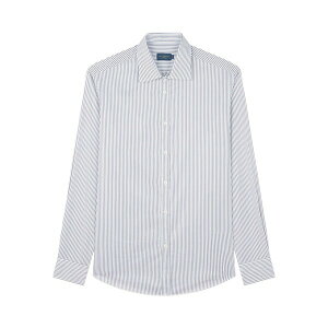 �|�[���A���h�V���[�N �����Y �V���c �g�b�v�X Stripe-pattern cotton shirt White