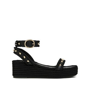 ���@�����e�B�m �K�����@�[�j ���f�B�[�X �T���_�� �V���[�Y Rockstud flatform sandals Black