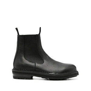 �u�b�e�� �����Y �u�[�c �V���[�Y Cargo leather chelsea boots Black