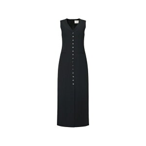 �T���N�A�Z�v�g ���f�B�[�X �����s�[�X �g�b�v�X Kallen buttoned dress Blue