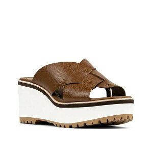 �h�i���h�v���l�[�� ���f�B�[�X �T���_�� �V���[�Y Beaumont Wedge Sandal Saddle Brown
