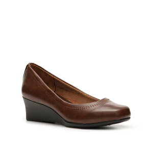 CtXgCh fB[X pvX V[Y Groovy Wedge Pump Cognac