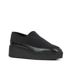 hihvl[ fB[X T_ V[Y Wilson Wedge Slip-On Black Fabric