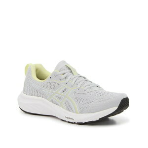 AVbNX fB[X Xj[J[ V[Y GEL-Contend 9 Running Shoe - Women's Grey/Yellow