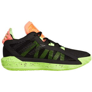 adidas AfB_X Y Xj[J[ yadidas Dame 6 Black Signal Green Coralz TCY US_8.5(26.5cm) Signal Green/Glory Purple/Signal Coral
