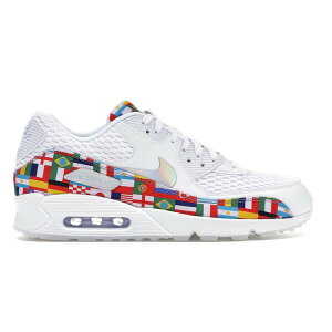 Nike �i�C�L �����Y �X�j�[�J�[ �yNike Air Max 90 NIC�z �T�C�Y US_7(25.0cm) White/Multi-Color