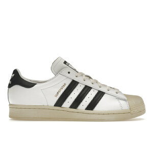 adidas AfB_X Y Xj[J[ yadidas Superstar White Black Aged Solez TCY US_8(26.0cm) Cloud White/Core Black/Blue