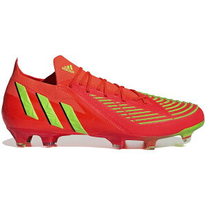 adidas �A�f�B�_�X �����Y �X�j�[�J�[ �yadidas Predator Edge.1 Low FG Game Data Pack�z �T�C�Y US_9.5(27.5cm) Solar Red/Team Solar Green/Core Black