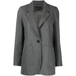 �����[�i�A���g�j�A�b�c�B ���f�B�[�X �W���P�b�g���u���]�� �A�E�^�[ M??lange-effect single-breasted blazer Grey