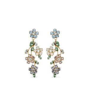 �W�F�j�t�@�[�x�A ���f�B�[�X �s�A�X���C�������O �A�N�Z�T���[ Adeline floral-motif earrings Gold