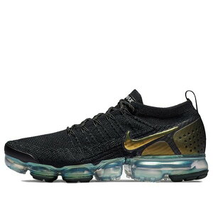 Nike �i�C�L �����Y �X�j�[�J�[ �yNike Air VaporMax Flyknit 2 'Black Gold' 942842-015�z �T�C�Y US_9.5(27.5cm)