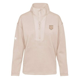 レベルウェア レディース ジャケット＆ブルゾン アウター Los Angeles Kings Levelwear Women's Await QuarterZip Pullover Top Tan