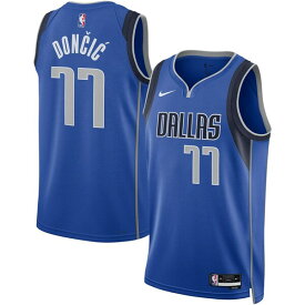ナイキ メンズ ユニフォーム トップス Luka Don?i? Dallas Mavericks Nike Unisex Swingman Jersey Icon Edition Blue