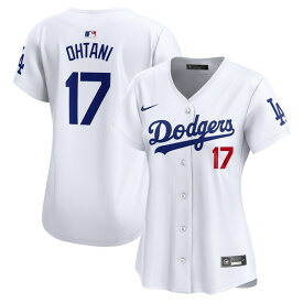 ナイキ レディース ユニフォーム トップス Shohei Ohtani Los Angeles Dodgers Nike Women's Home Limited Player Jersey White