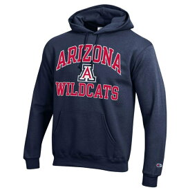 チャンピオン メンズ パーカー・スウェットシャツ アウター Arizona Wildcats Champion High Motor Pullover Hoodie Navy