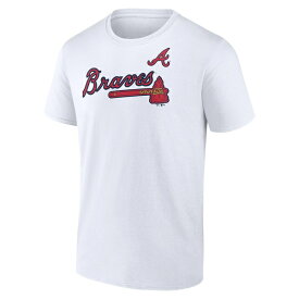 ファナティクス メンズ Tシャツ トップス Atlanta Braves Fanatics Branded Team Hot Shot TShirt White