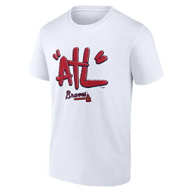 ファナティクス メンズ Tシャツ トップス Atlanta Braves Fanatics Branded ATL Tag TShirt White