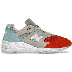 New Balance �j���[�o�����X �����Y �X�j�[�J�[ �yNew Balance 990v2 Kith Cyclades (without Socks)�z �T�C�Y US_12(30.0cm) Rust/Parchment