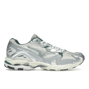 Mizuno �~�Y�m �����Y �X�j�[�J�[ �yMizuno Wave Rider 10 White Slate Bistro Green�z �T�C�Y US_6.5(24.5cm) Snow White/Slate/Bistro Green