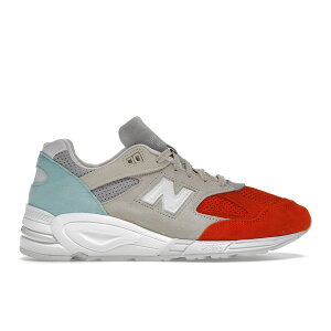 New Balance �j���[�o�����X �����Y �X�j�[�J�[ �yNew Balance 990v2 Kith Cyclades (with Socks)�z �T�C�Y US_5.5(23.5cm) Rust/Parchment