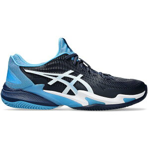 ASICS �A�V�b�N�X �����Y �X�j�[�J�[ �yASICS Court FF 3 Novak Clay Blue Expanse White�z �T�C�Y US_8(26.0cm) Blue Expanse/White
