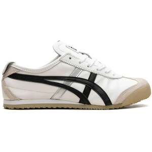 ASICS �A�V�b�N�X �����Y �X�j�[�J�[ �yOnitsuka Tiger Mexico 66 White Silver Black�z �T�C�Y US_5(23.0cm) White/Black