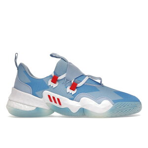adidas AfB_X Y Xj[J[ yadidas Trae Young 1 Ice Traez TCY US_9.5(27.5cm) Ice Blue/Footwear White-Red