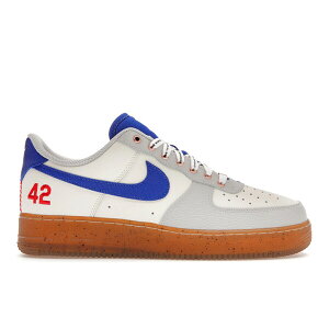 Nike �i�C�L �����Y �X�j�[�J�[ �yNike Air Force 1 Low Jackie Robinson�z �T�C�Y US_10(28.0cm) Sail/Racer Blue-White-Neutral Grey-Black-University Red