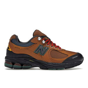 New Balance j[oX Y Xj[J[ yNew Balance 2002R Wonderland Park Brownz TCY US_12(30.0cm) Brown/Team Red/Navy/Black