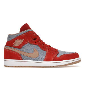 Jordan W[_ Y Xj[J[ yJordan 1 Mid Denim Redz TCY US_11.5(29.5cm) Cinnabar/Hemp-White