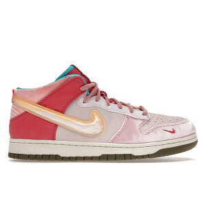 Nike iCL Y Xj[J[ yNike Dunk Mid Social Status Free Lunch Strawberry Milkz TCY US_6(24.0cm) Light Soft Pink/Shy Pink-Tan