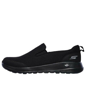 Skechers �X�P�b�`���[�Y �����Y �X�j�[�J�[ �ySkechers Go Walk Max-Clinched 'Pure Black' 216010-BBK�z �T�C�Y US_8.5(26.5cm)
