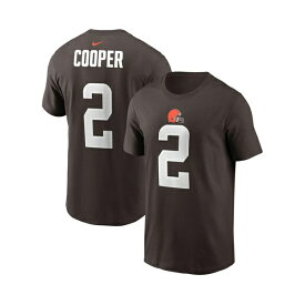 ナイキ レディース Tシャツ トップス Men's Amari Cooper Brown Cleveland Browns Player Name & Number T-shirt Brown