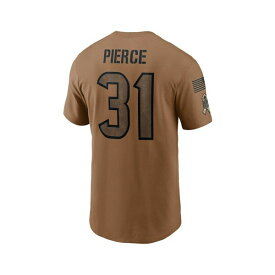 ナイキ レディース Tシャツ トップス Men's Dameon Pierce Brown Distressed Houston Texans 2023 Salute To Service Name and Number T-shirt Brown
