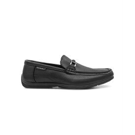 アカデミクス メンズ スリッポン・ローファー シューズ Men's Stride Driving Slip-On Loafers Black