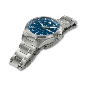 ハミルトン レディース 腕時計 アクセサリー Men's Swiss Automatic Khaki Aviation Day Date Stainless Steel Bracelet Watch 42mm Silver
