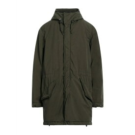 【送料無料】 アスペジ メンズ ジャケット＆ブルゾン アウター Overcoats & Trench Coats Military green