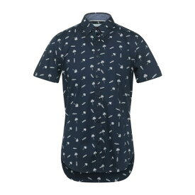 【送料無料】 ゲス メンズ シャツ トップス Shirts Midnight blue