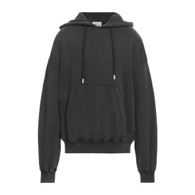 【送料無料】 オフホワイト メンズ パーカー・スウェットシャツ アウター Sweatshirts Steel grey