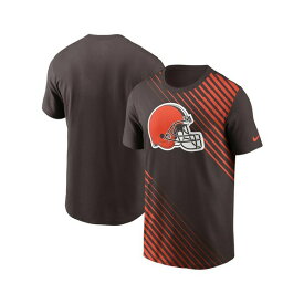 ナイキ レディース Tシャツ トップス Men's Brown Cleveland Browns Yard Line Fashion Asbury T-shirt Brown