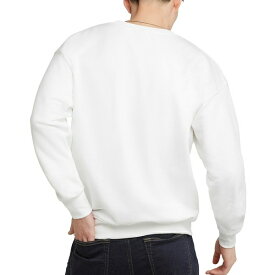 ヘインズ メンズ パーカー・スウェットシャツ アウター Ultimate Men's Heavyweight Fleece Crewneck Sweatshirt White