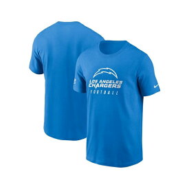 ナイキ レディース Tシャツ トップス Men's Powder Blue Los Angeles Chargers Sideline Performance T-shirt Powder Blue